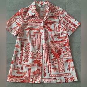 Vintage Holo-Holo Hawaiian button down shirt